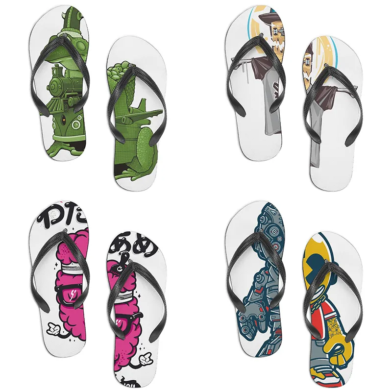 Мужчины женщины DIY Custom Designer Shoes с низким верхом Slides Skateboard Triple Black Customization UV Print