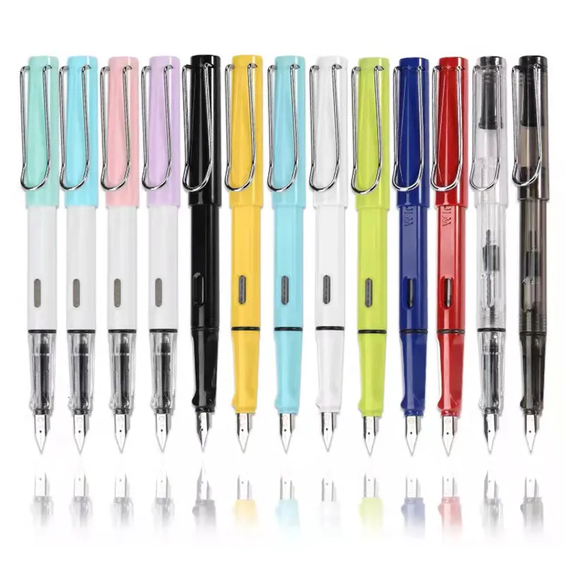 53-Piece Replacable fountain pen stationery set with 0.38mm
