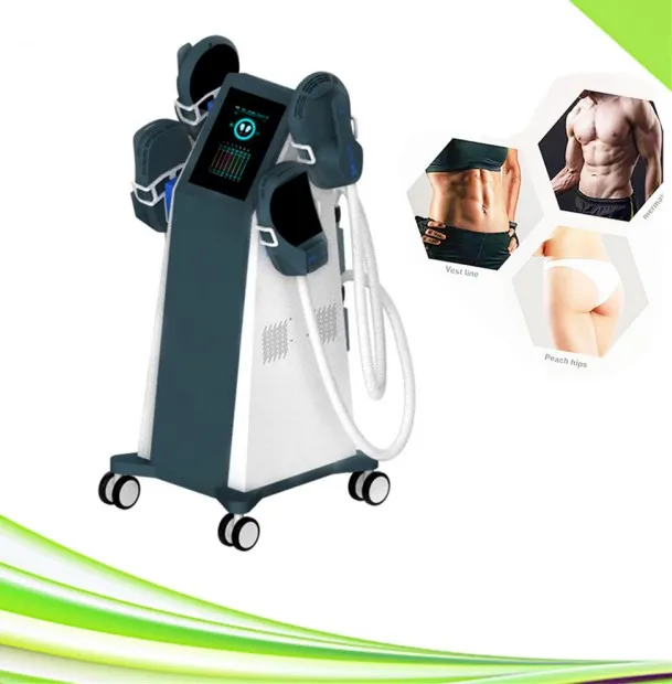 cavitation ems slimming system sculpting muscle stimulation machine 4 handles rf butt lifting massager fitness body 2022 hiems maquina de esculpir ems hips trainer