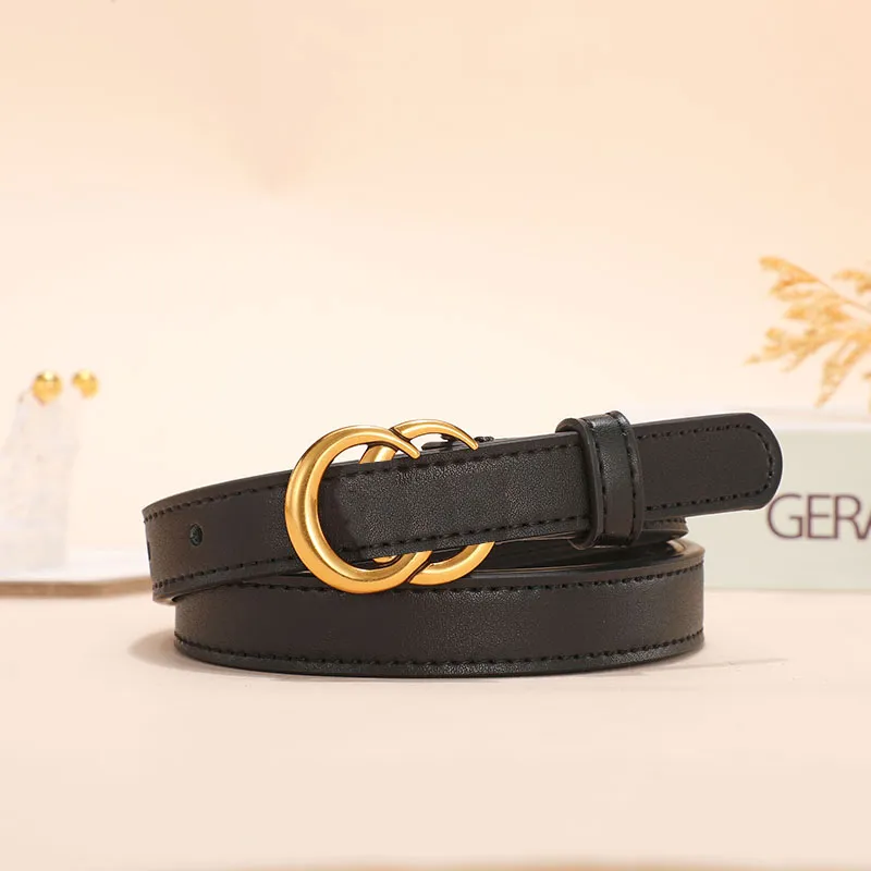 Plus Size Belt Black Designer Belt Man Woman Luxury Antique Golden Buckle Direct Selling Ceinture Homme Cowhide Belt Suppliers Double Letters Big Buckle