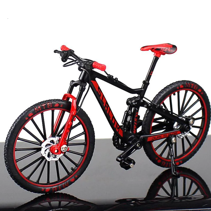 Electric RC Car 1 10 Mini Alloy Model Bicycle Diecast Metal Finger Mountain Bike Racing Simulation Adult Collection Toys for Children 221122