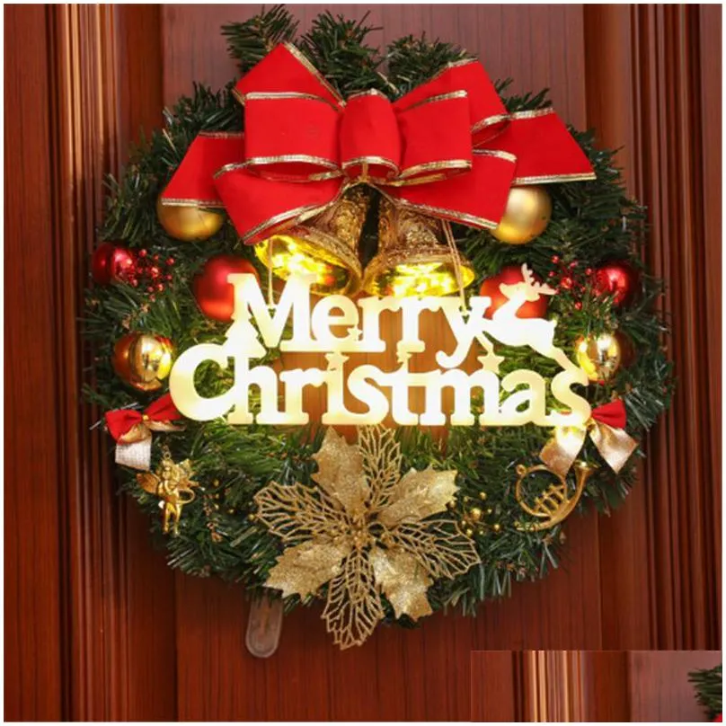 christmas decorations decoration 2022 year xmas merry led letter tag light string fairy garland home noel