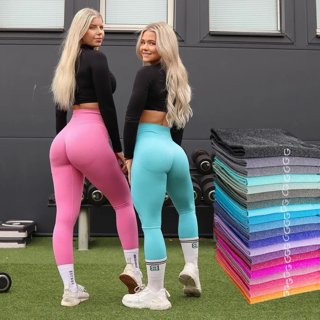 Leggings femininos lycra nvgtn contorno de treino contínuo ioga calças de corrida de carona trajes de ginástica esportes de ginástica esportes de ginástica 221122