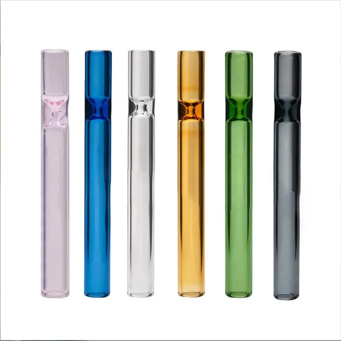 109mm shed glass pipe nozzle glass suction transparent straight hookah accessories