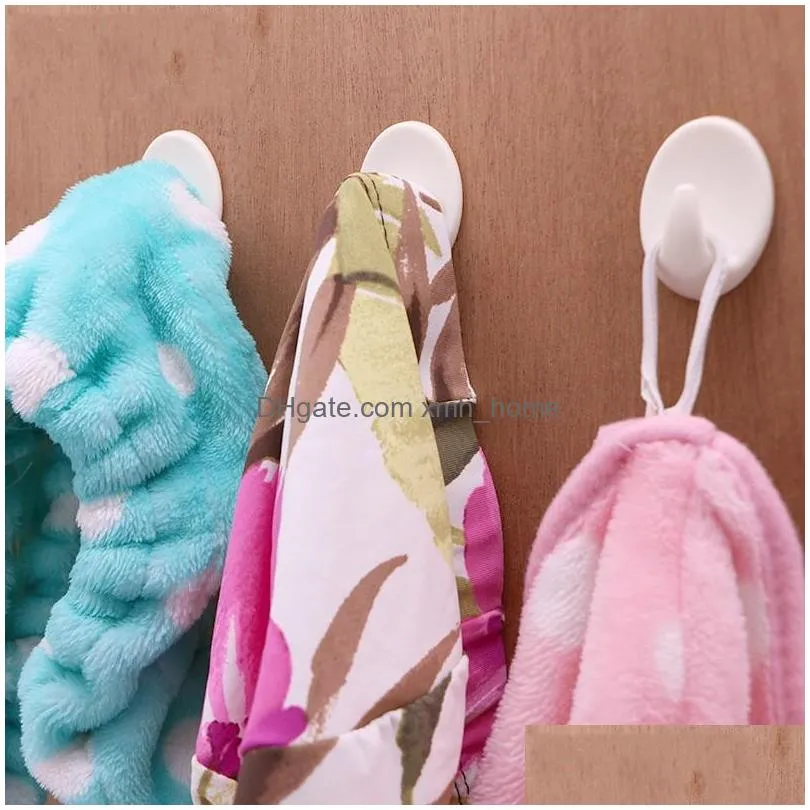 plastics strength sticking hooks home furnishing daily necessities hook reusable selling with white color 0 18qy j1