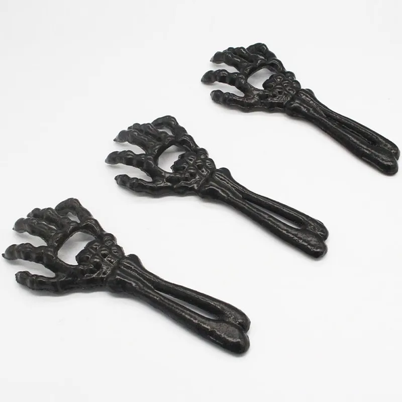 Creative Cast iron skull hand bottles openers Halloween Skull shape Beer bottle opener