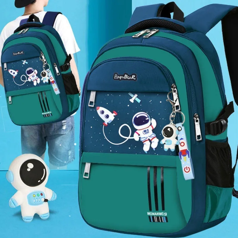 Backpacks Crossten Children School Bags Boys Backpack Spaceman Waterproof Primary Studens Orthopedics Kids Large Mochila 221122