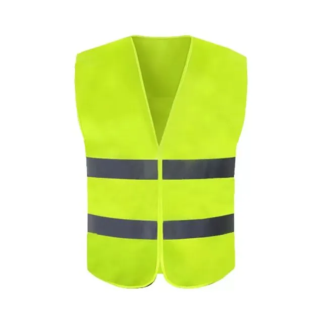 Wholesale Plain Simple Reflective Vest High Gloss Safety Vest