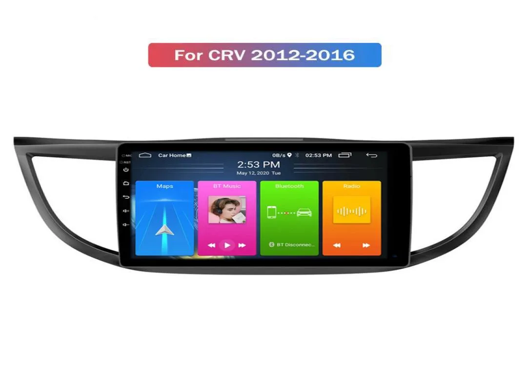 Android 100 -CAR -DVD -Player f￼r Honda CRV 20122016 Radio -Kassettenrekorder Video GPS Audio Head Unit