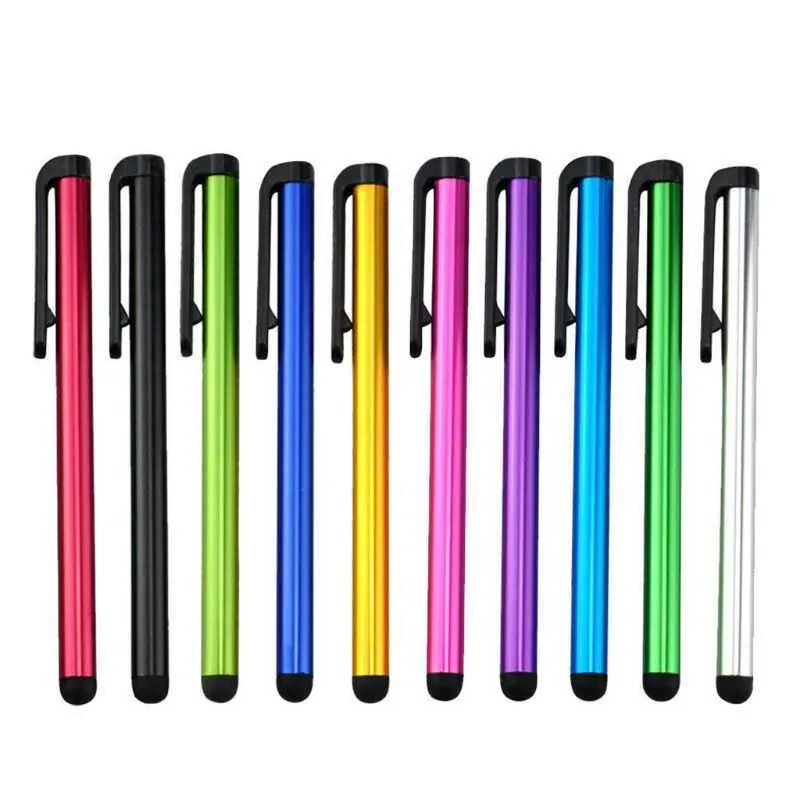 Clip Design Universal Soft Head For Phone Tablet Durable Stylus Pen Capacitive Pencil Touch Screen Pen