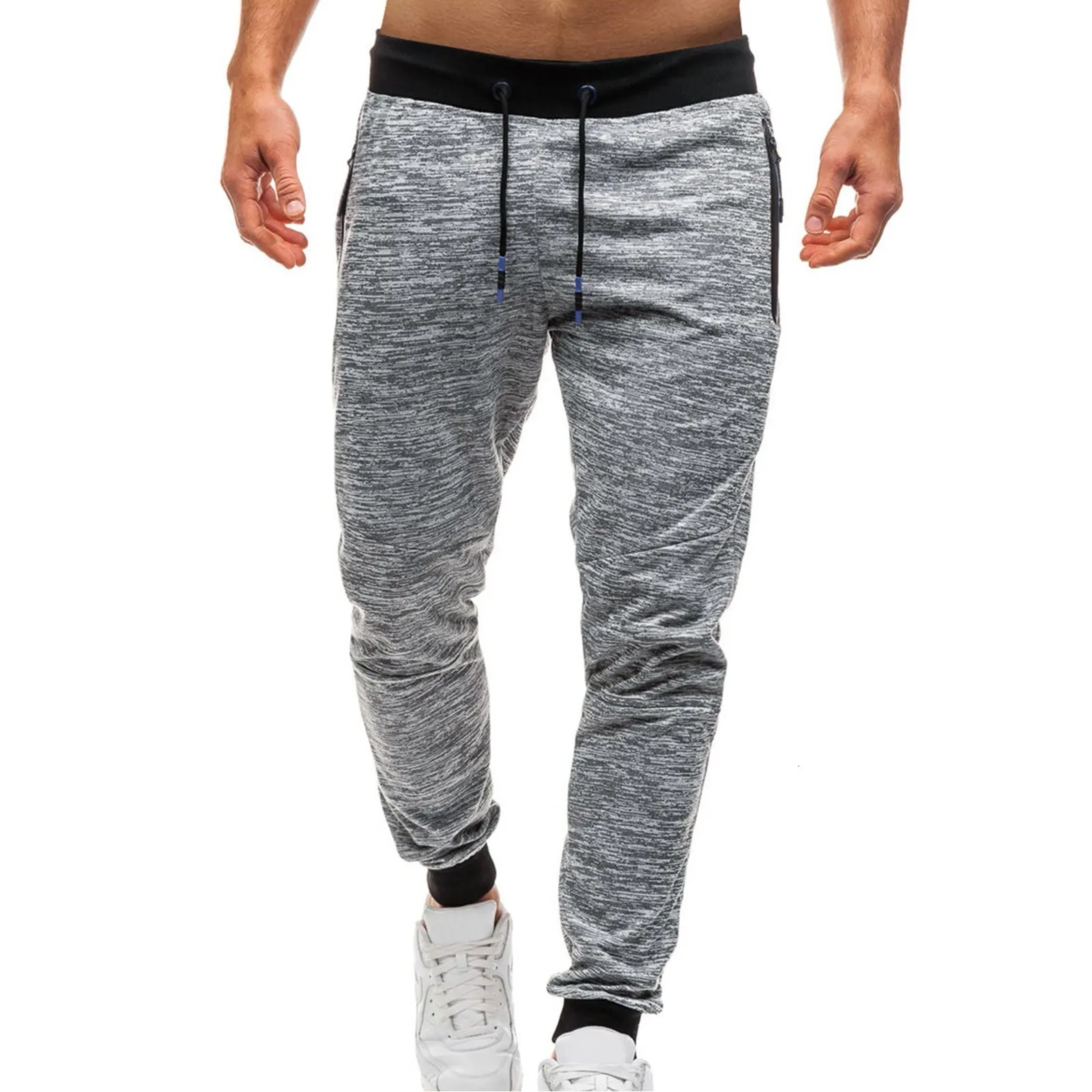 Survêtements pour hommes Open House Pantalons de jogging pour hommes Poches mi-taille avec fermeture à glissière Pantalons de survêtement décontractés Cordon de sport Pantalons pour hommes Docker Classic Fit 221122