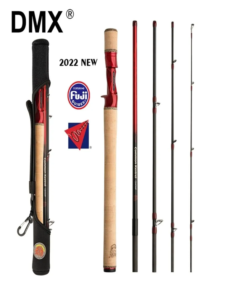 DMX Common Kestrel Travel Fishing Rod Casting Fuji Guide Sea Ultra Light Carbon 1819821M ROD 220222844254