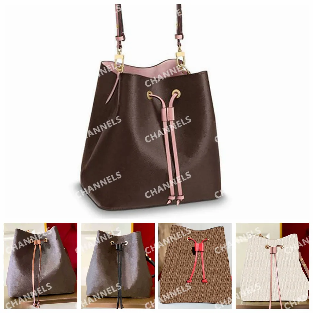 Neonoe mm torbalar kova çanta tasarımcısı omuz moda deri klasik çapraz gövde çapraz gövde kayışı çizim su dalgalanması klasik vintage pochette