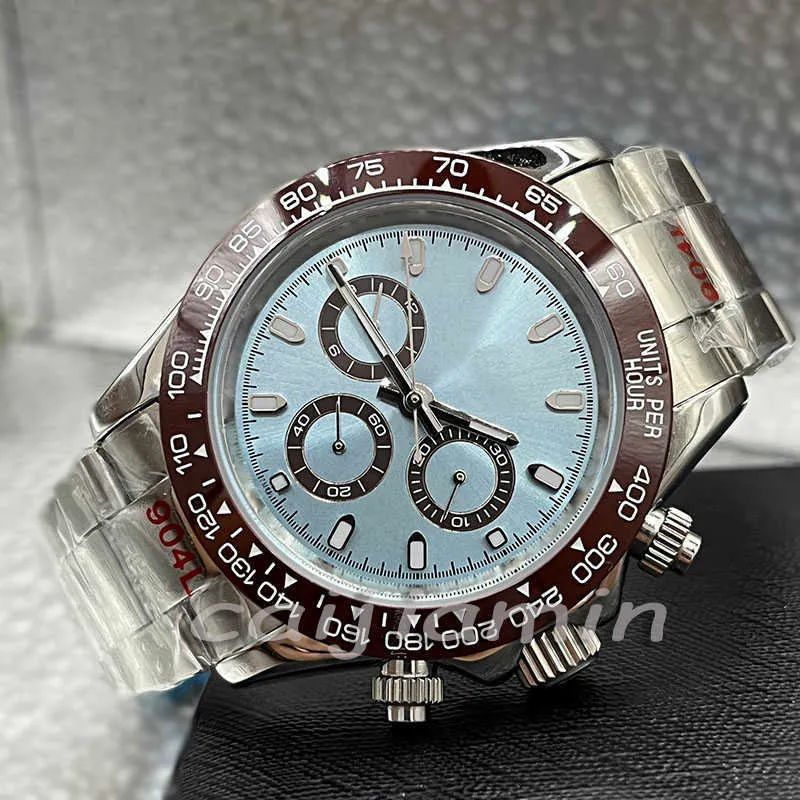 MUKUO 1 pezzo Orologio automatico meccanico per uomo in acciaio Nautilus multifunzione, con 6 aghi, calendario, impermeabile, luminoso, di di lusso | SHEIN ALIA