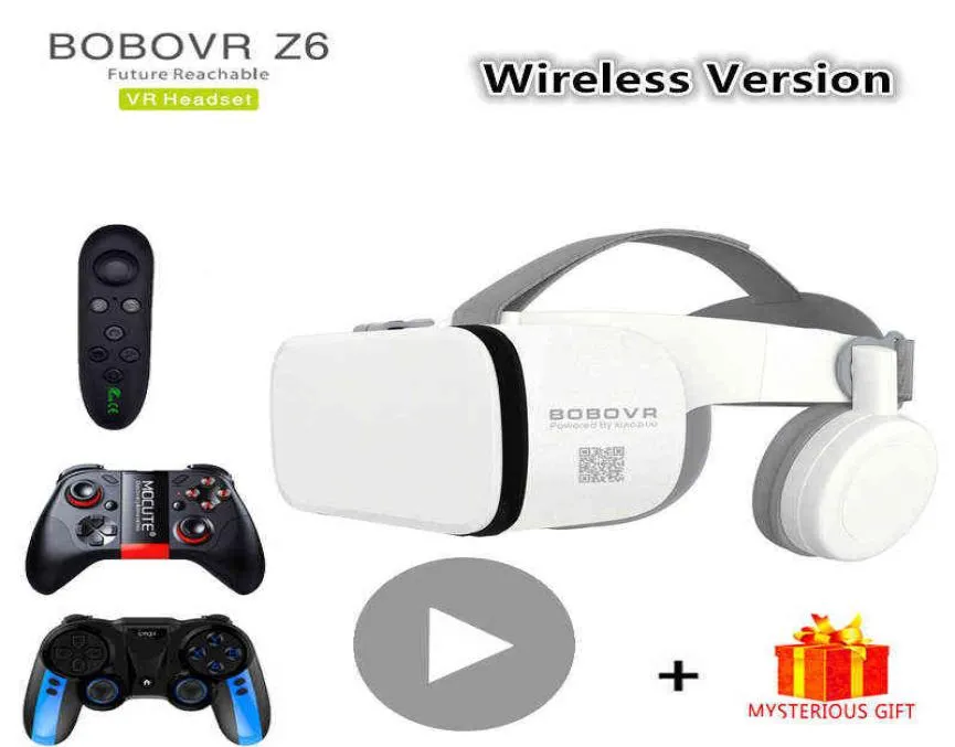 Bobo Bobovr Z6 Casque Helmet 3D VR Glasses Virtual Reality Bluetooth Headset For Smartphone Smart Phone Goggles Viar Binoculars H2