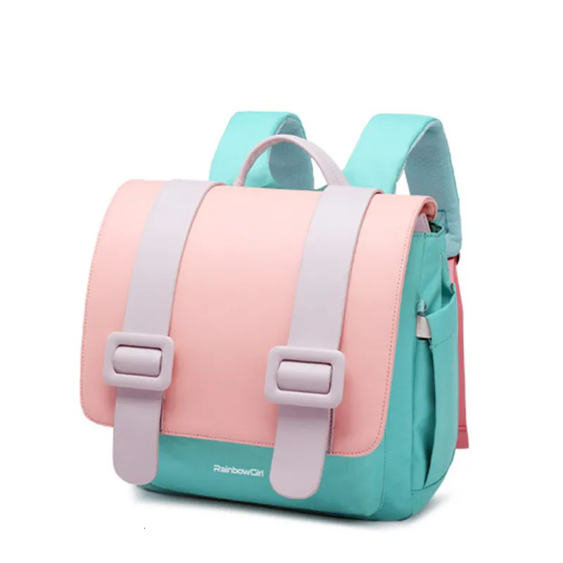 Mochilas Bolsas de Escola Campus Saco Crianças Cor para Meninas Primárias Meninas Backpack Escolar Mochila Mochila 221122