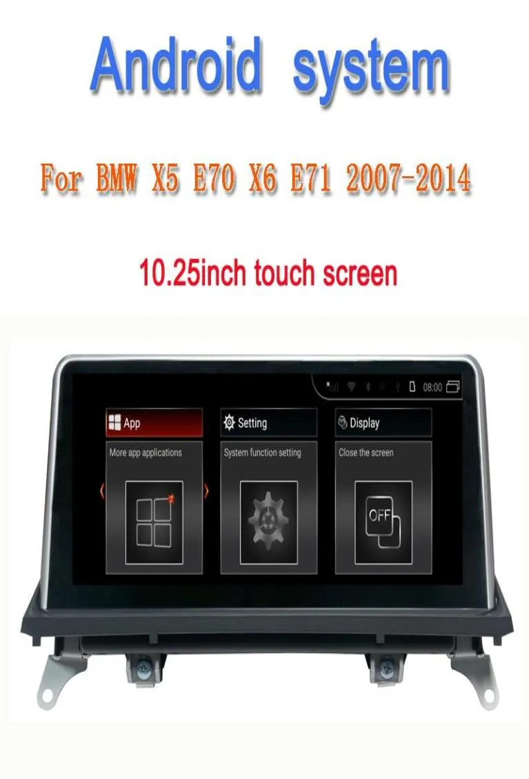 Player 4g32g Android 90 CAR DVD FOR X5 E70 X6 E71 Audio Stereo Multimedia GPS Monitor Ips Screen CIC CCC System