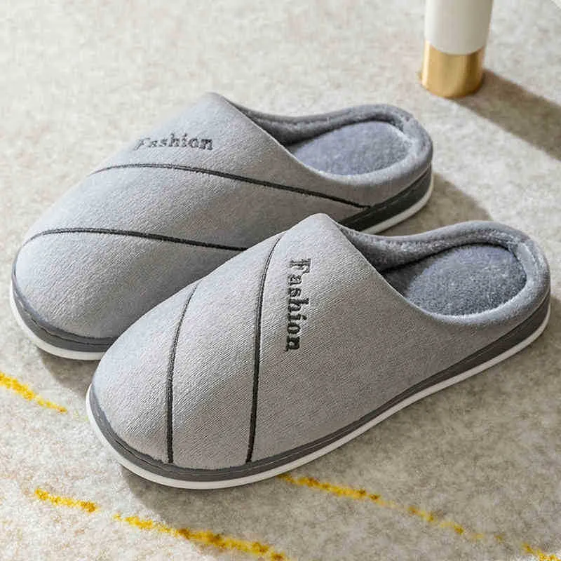 Men Slippers Slippers Floor Shoes Slipon Hairy Plush Flat Home Autumn Winter Keep Warm Indoor Bedroom Antislip Soft