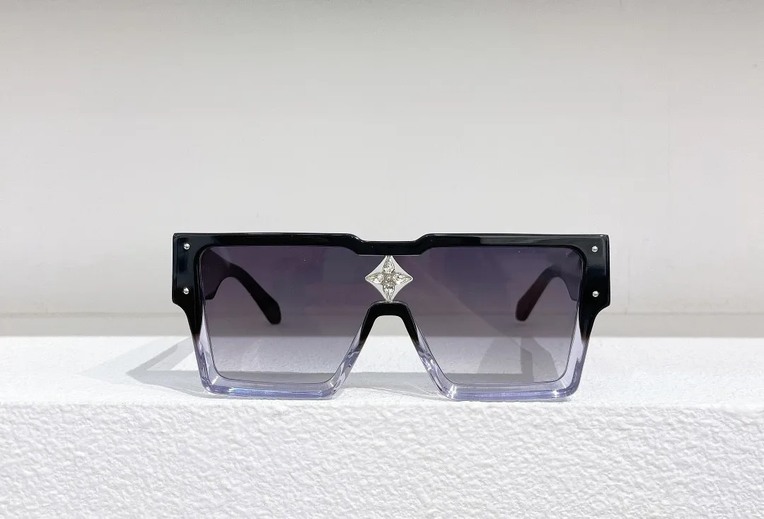 Yaz Siklon Güneş Gözlüğü Erkekler ve Kadınlar Tarzı Z1547E Antiultraviyole retro plaka kare tam çerçeve moda gözlük markası N8121351
