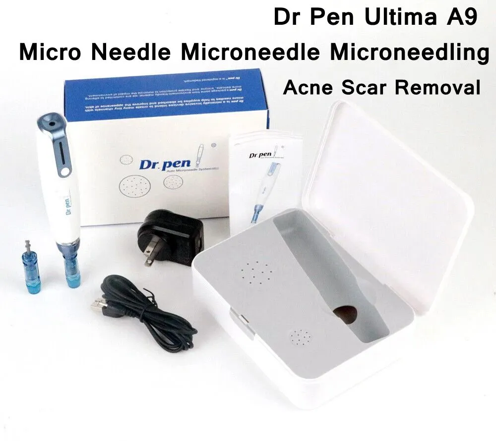 Accessories & Parts Dr Pen A9 Microneedle System Wireless Auto Electric Microneedle Roller Mts Dermastamp Permanent Microblading Tattoo Needles Acne Scar Removal