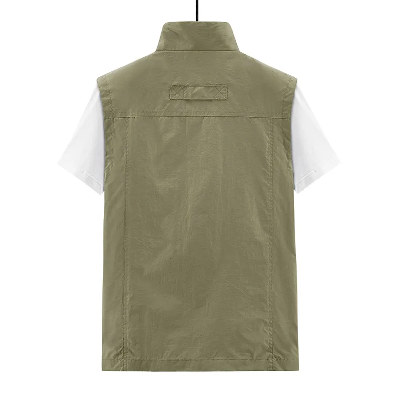 Summer Mens Quick Drying Mens Sleeveless Jackets Summer For Outdoor  Activities Photography, Fishing, And Workwear Multi Pocket Casual Vest In Army  Green Khkai 221122 From Cong02, $21.32