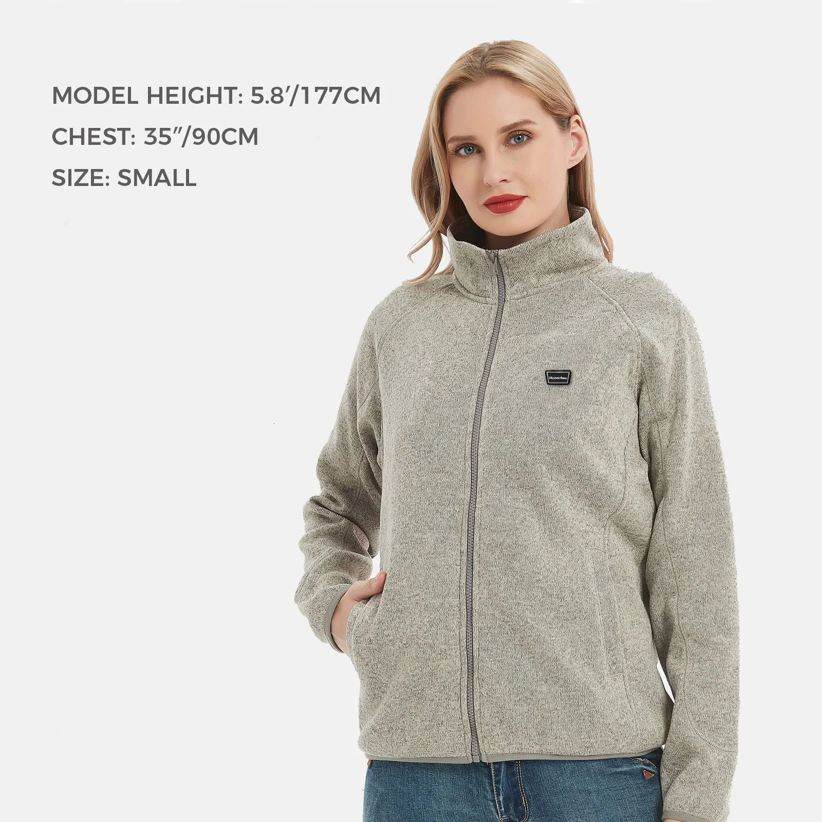 Womens Jackets Heated Fleece Jacket Full Zip With Battery Pack 12000mAh 3 Heating Zones Winter Warm For Outdoor Camping Hiking Hunting 221122 From 213 91 DHgate