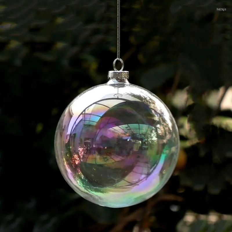 Party Decoration Small Packing Different Size Diameter 6cm 8cm 10cm Pearl Lustre Glass Ball Christmas Day Home Hanging Globe Pendant