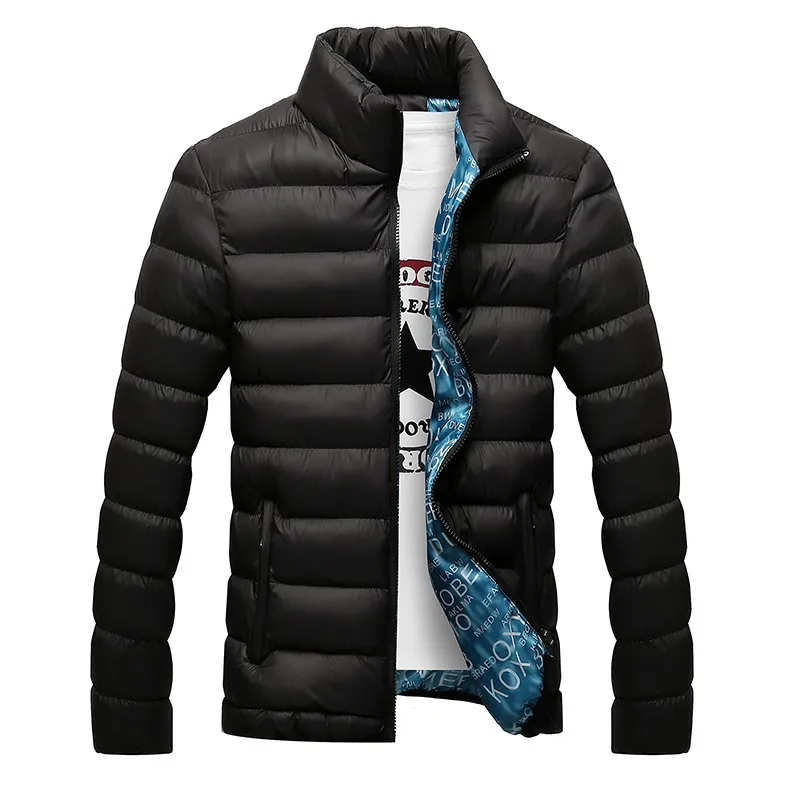 Herrjackor Winter Parka Autumn Warm Outwear Brand Slim S Coats Casual Windbreaker Quilted M-6XL 221122