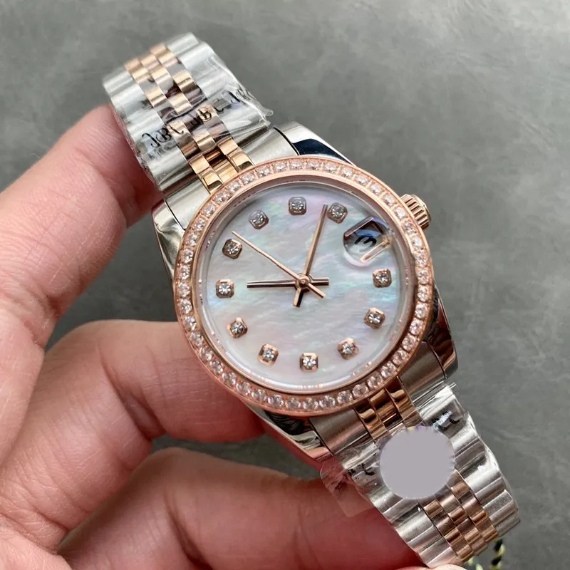 Lovers Gold Mens Watch Ceramic 41mm Dial Automatic 2813 Movement 36mm 31mm Woman 904l Rostfritt st￥l Sapphire Mirror Classic Luminous Waterproof High-kvalitet