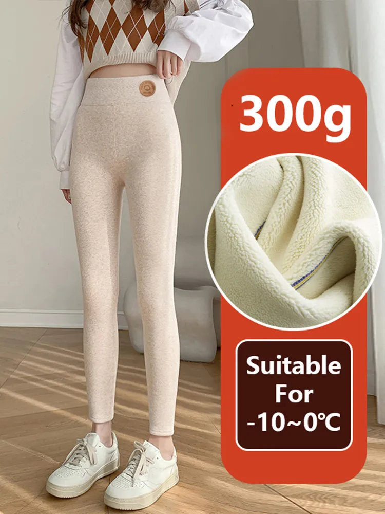 Winter Thermal Velvet Cotton Warm Leggings For Winter With Fleece Pants  Slimming Tights In Black, Beige, And Thick And Warm From Xue04, $26.39