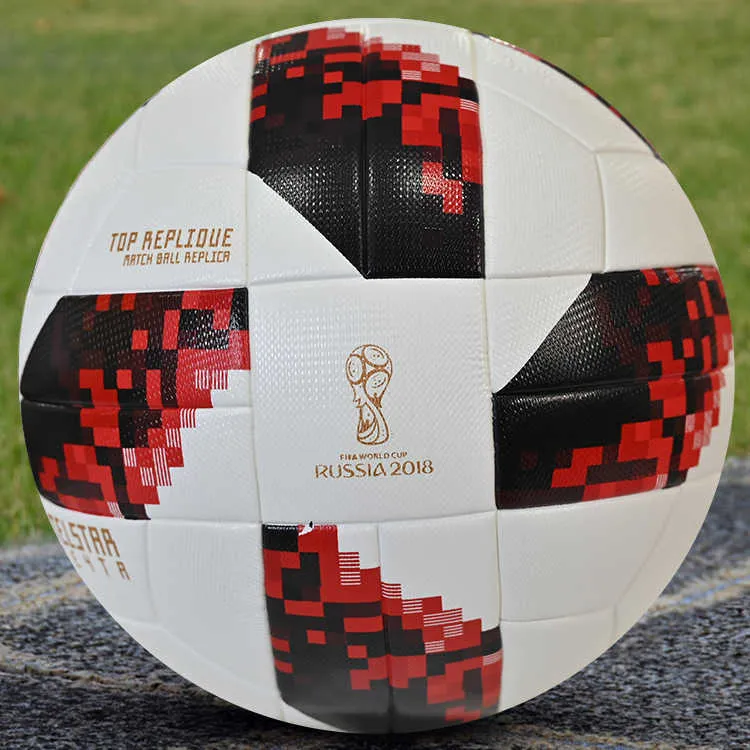 Pallone da calcio Mondiali di calcio Calcio 4 e 5 Sport professionali per adulti e ragazzi in pelle PU