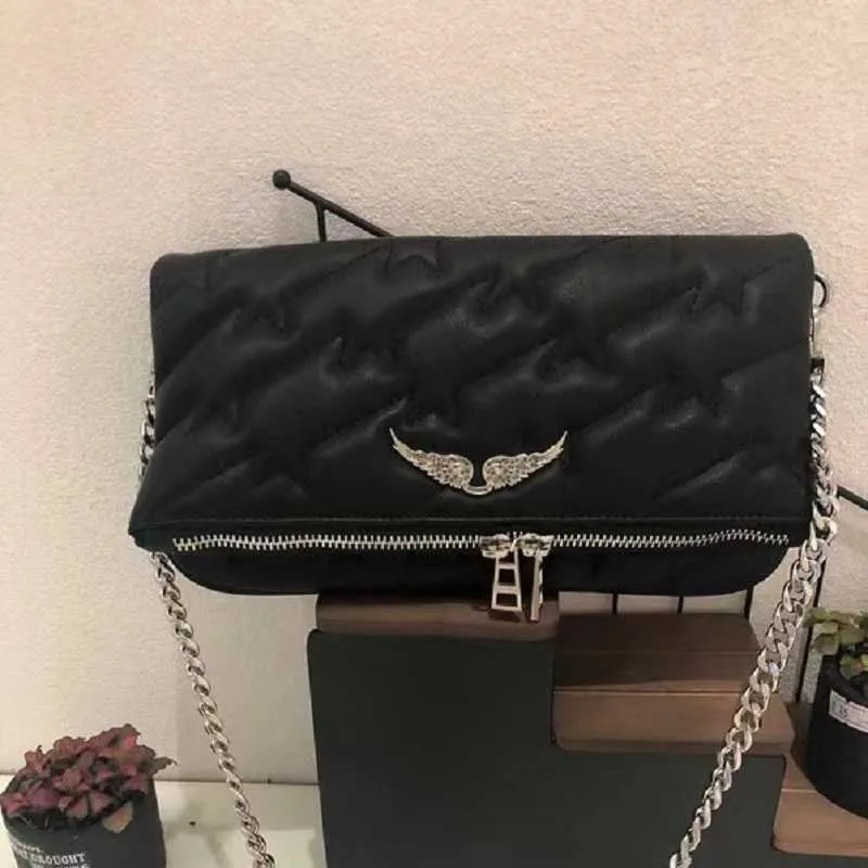 Bolsa de designer de bolsas de zadig voltaire Bolsa de noite Moda Mulher ombro Bola Lady Bolsa feminina Personalidade Asas de embreagem 0804 D482 Zhouzhoubao123