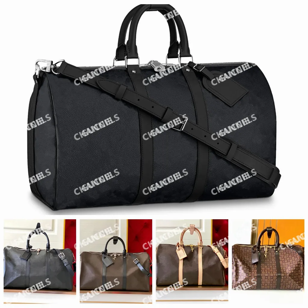 Holdall Duffle Bags Hommes Duffel Bag Luxe Bagages Style Grande Capacité Portable Léger Fourre-Tout Gym Voyage Sacs Hommes Classique Business Sac Bagages Totes