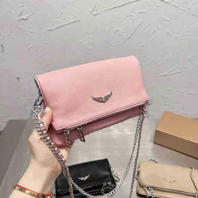 Zadig Voltaire Bag Bag Bag bag Z v Trend Nano Wings Wings Handbag Messenger Ladies Loster Counter Facs Crossbody Womenchainbag Walmet