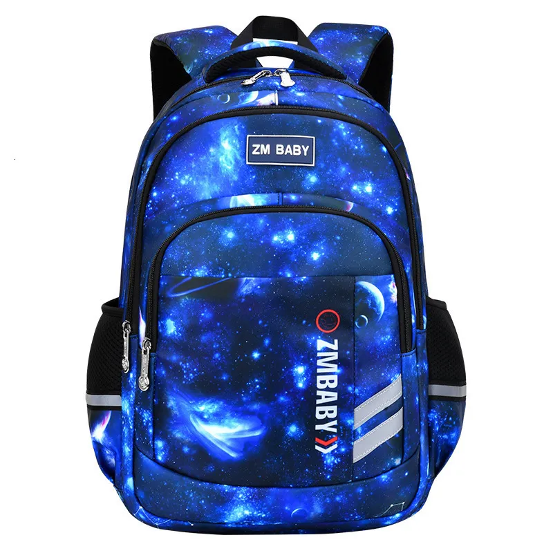 Backpacks 4 Color Nylon Waterproof Kids School for Teenage Boys Girls Primary Children Bags Boy Grade 1-6 Child Book Bag 221122