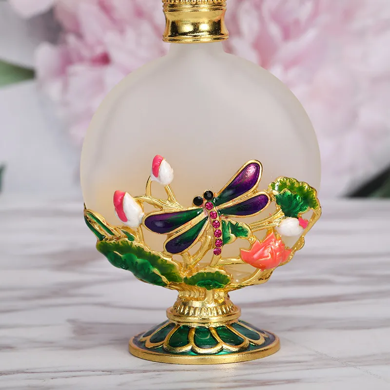 Bottiglia di profumo vintage fantasia stile retrò per oli essenziali