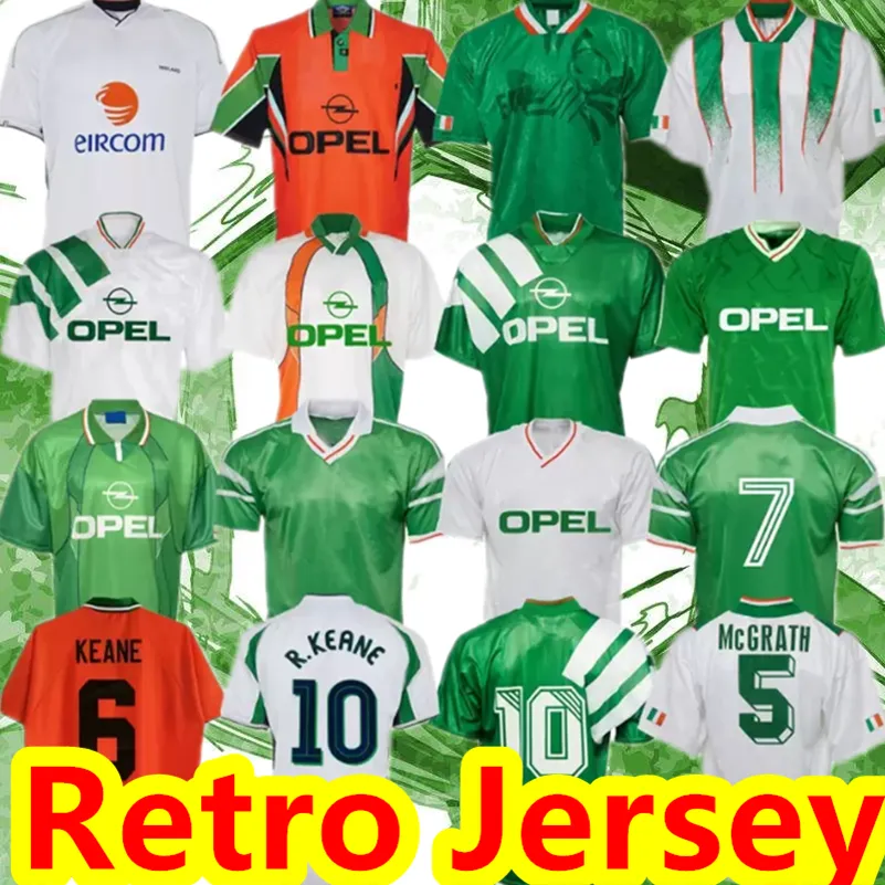 2002 1994 Irland Retro-Fußballtrikot 1990 1992 1996 1997 Home Classic Vintage Irish McGRATH Duff Keane STAUNTON HOUGHTON McATEER Fußballtrikot