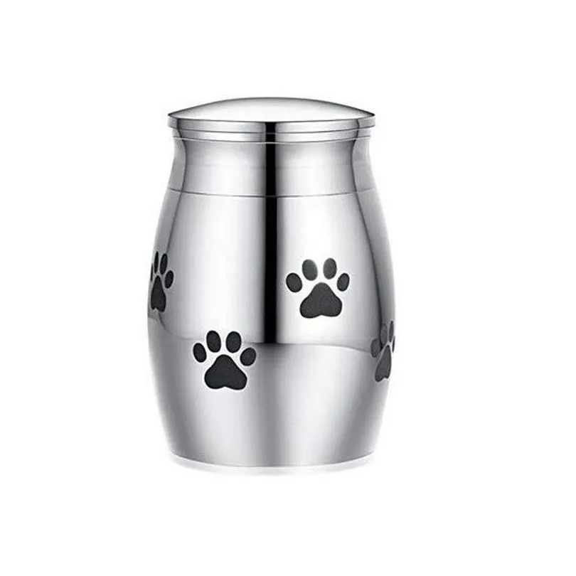 Cat Carriers Crates Houses Wholesale Cat Carriers Crates Houses Small Cremation Urn For Pet Ashes Mini Keepsake Stainless Steel Me Dhcfw