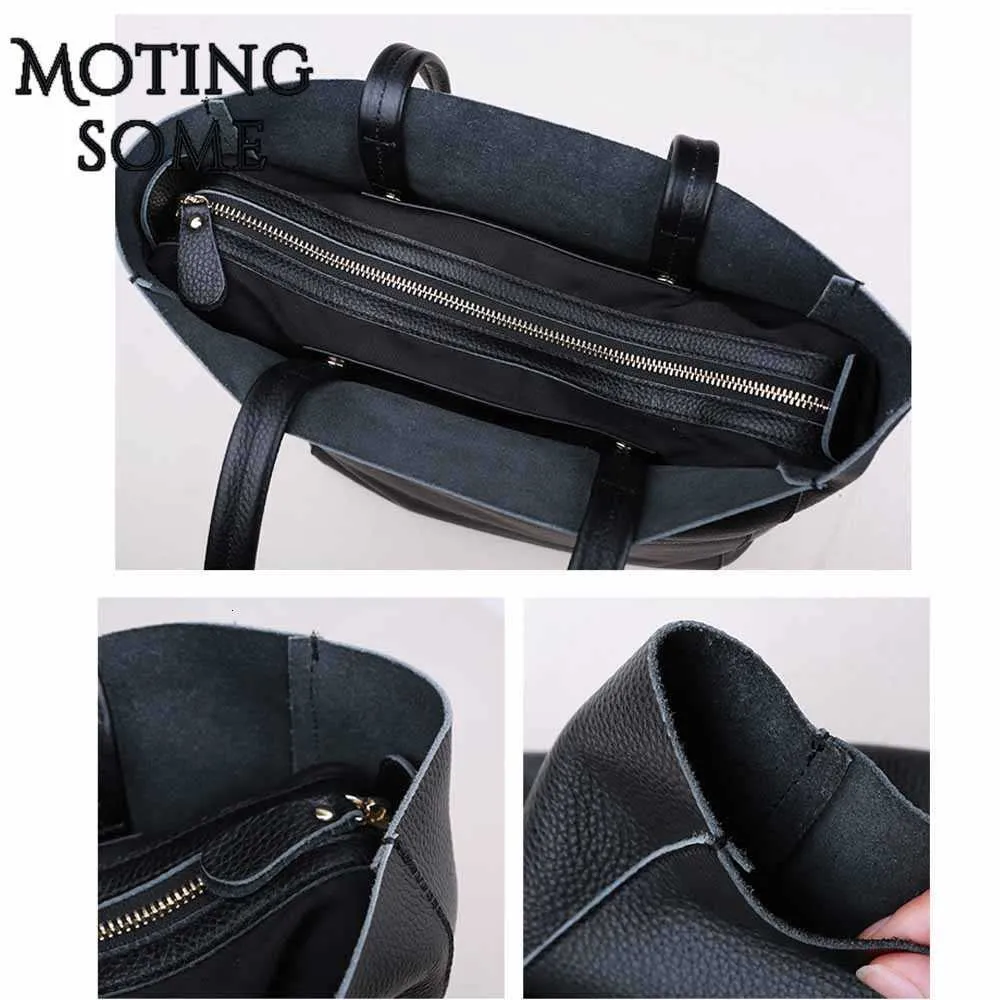 designer bag Women Cowhide Leather Simple Tote High Quality Style Large Shopper Female Genuine Totes Calfskin Shoulder Bag 2022 New