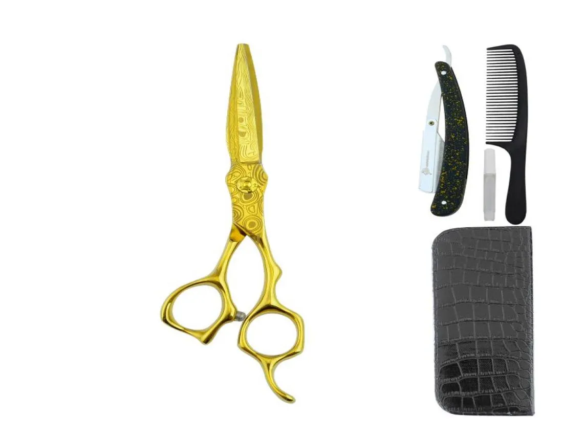Hair Scissors Univinlions 6quot taglio di cespuglio professionale parrucchiere in acciaio giapponese Accessori da barbiere da rasoio giapponese