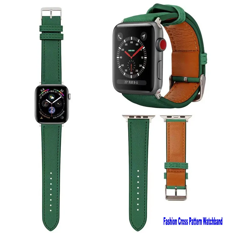 Paski zegarków ze skóry z najlepszym ziarnem kompatybilne z wszystkimi modelami Apple Watch Series 8 7 6 5 4 3 2 1 SE Ultra rozmiar 38 mm 40 mm 41mm 42mm 44mm 45 mm 49 mm Luksusowy designerski zestaw obserwacyjny