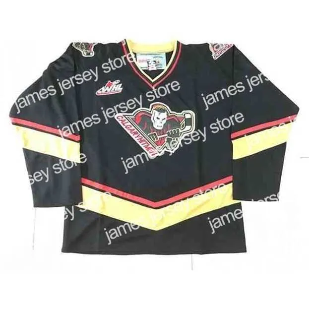 Save Big on Bulk Calgary Hitmen Jersey Custom Hockey Jerseys: Nik1 Calgary  Hitmen WHL Black Premier Hockey Jersey, Embroidered Stitched, Customize 