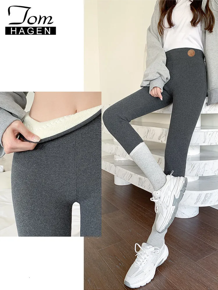 Winter Thermal Velvet Cotton Warm Leggings For Winter With Fleece Pants  Slimming Tights In Black, Beige, And Thick And Warm From Xue04, $26.39