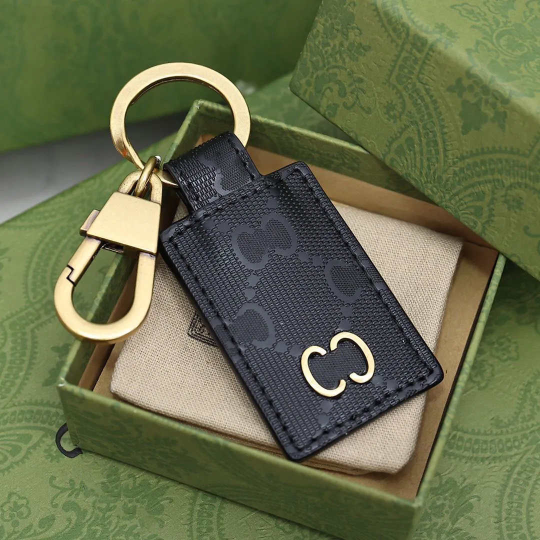 2023 Car calfskin style key chain travel classic with original box