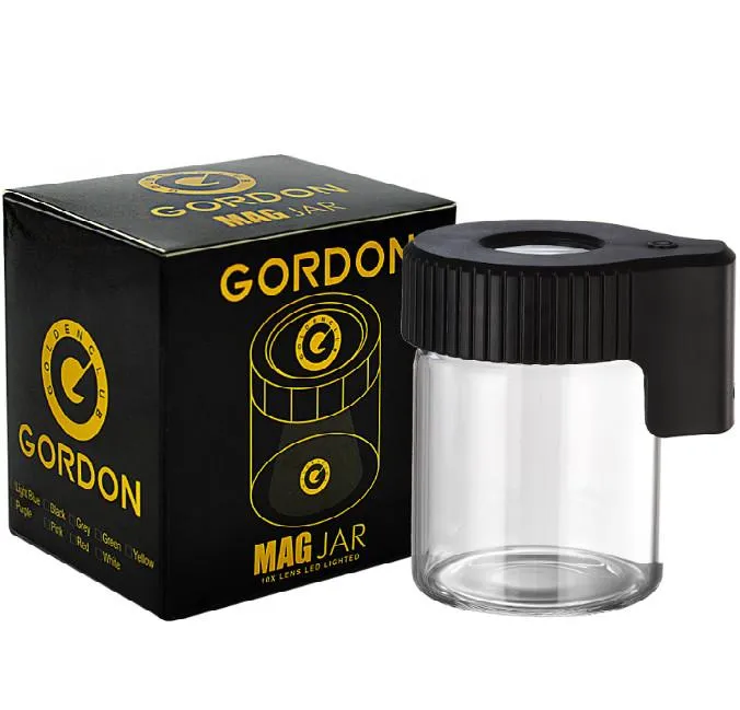 Garden Hand Tools Bottle Jars Tobacco Container Glass Lufttätt PROOF TRAGRING Förstoring Stash Jar Viewing Container 155 ml Vakuumtätningspiller Box Case Plasti