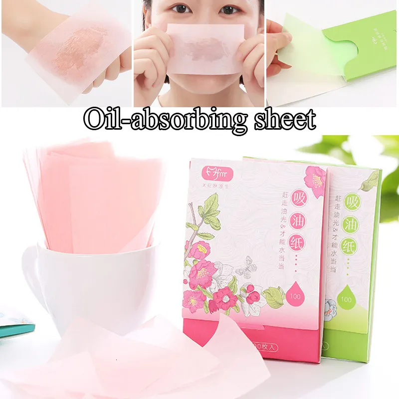 Tissue 100pcsbox Portable Paper Paper Control Control Sheet Tool Tool Makeup Tool Clean 221121