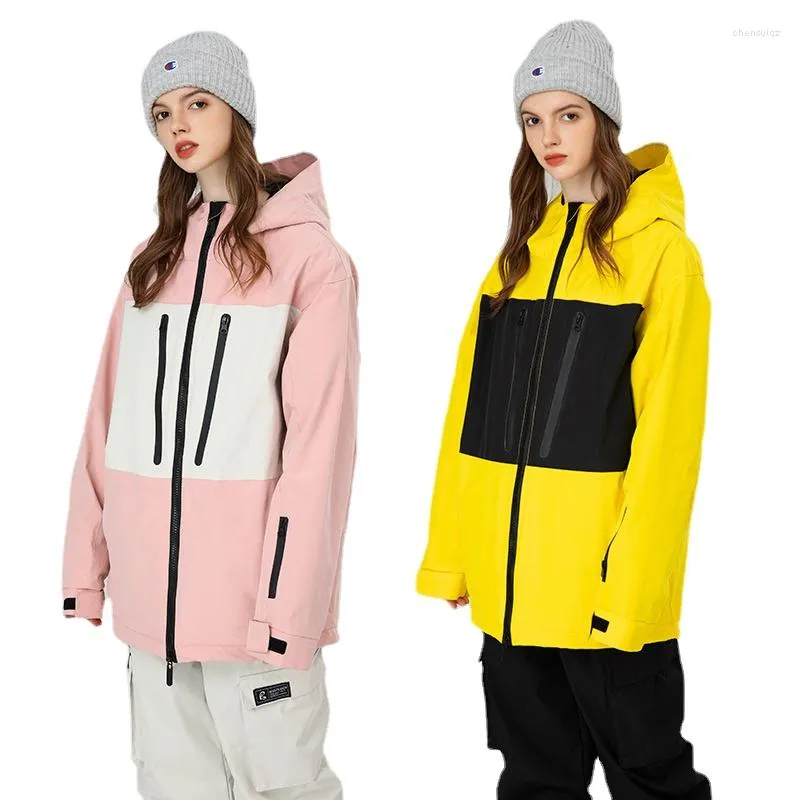 Jaquetas de esqui de jaquetas de esqui para mulheres de inverno ao ar livre quente à prova de snowboard de snowboard de snowboard feminino neve de ferramentas respiráveis