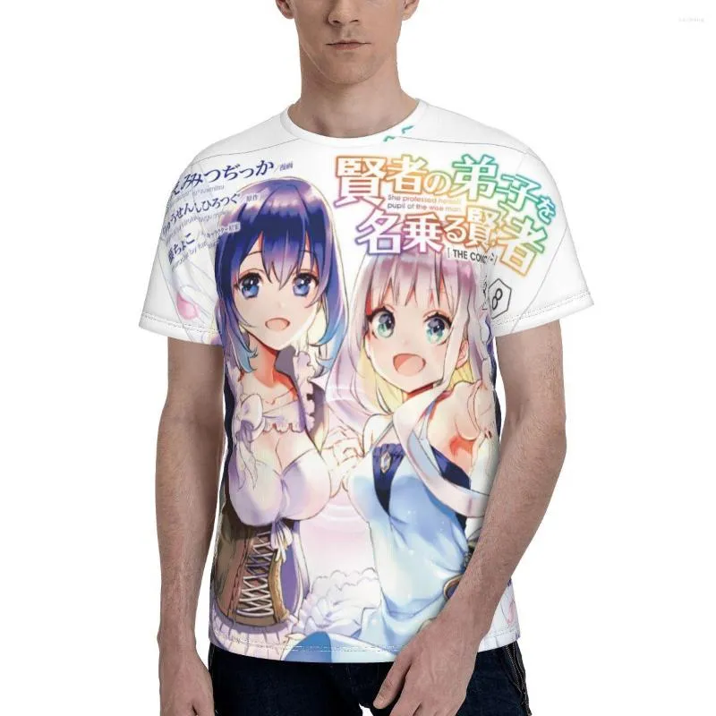 القمصان غير الرسمية للرجال كينجا لا deshi wo nanoru لقد أعلنت نفسها تلميذ من الرجل الحكيم Kendeshi T Shirt cosplay anime kawaii tshirt