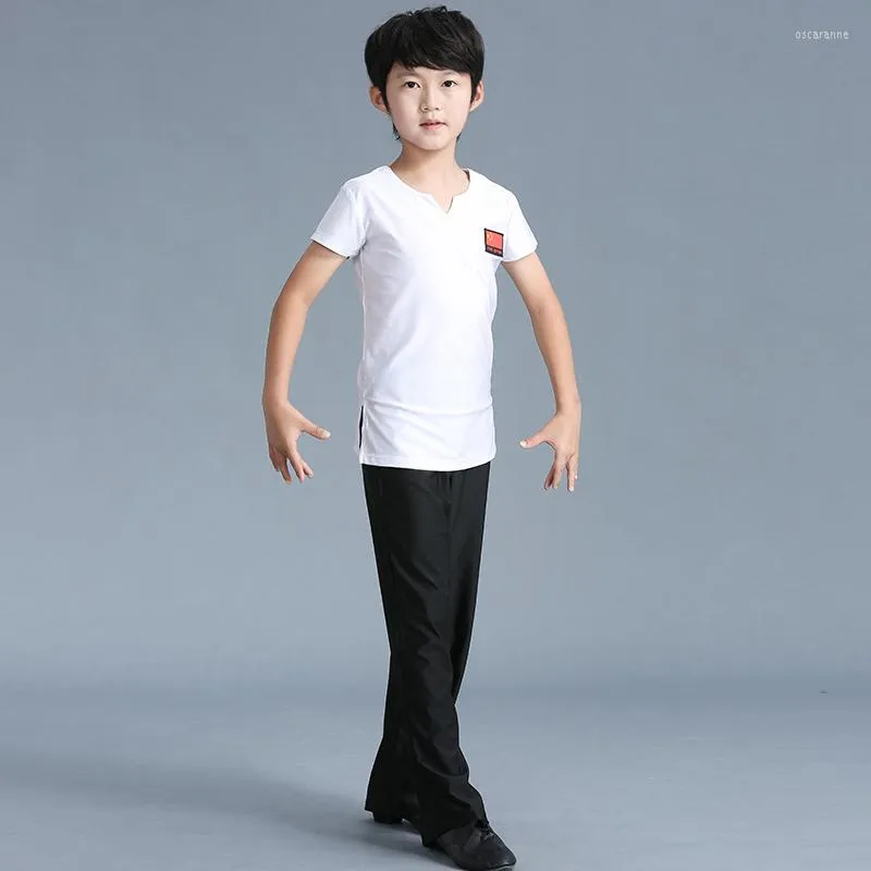 Scene Wear Children Latin Dance Costumes Boys Competition Uniforms Practice Performance Clothing Set