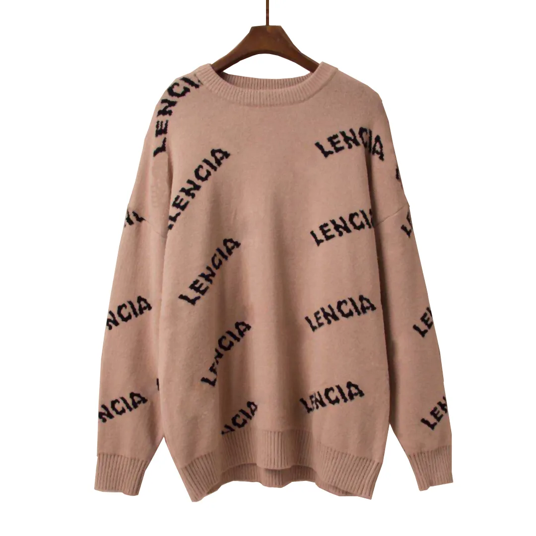 Women Sweaters Fashion Designers Casual Knit Dressed Long Sleeved Jumpers Autumn Winter Knitted Sweaters